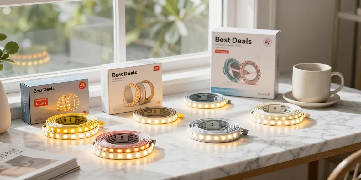 A vibrant banda led product showcasing in a modern online shopping experience, highlighting best deals in e-commerce.