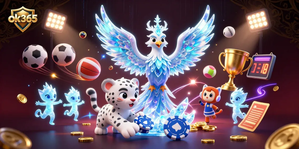 Win big with ok365 in a vibrant casino scene featuring immersive characters and dynamic game elements.
