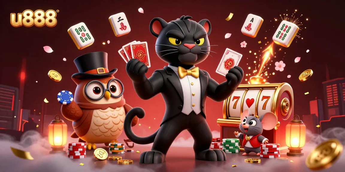 Engage in thrilling gameplay at u888 with vibrant characters and dynamic casino elements.