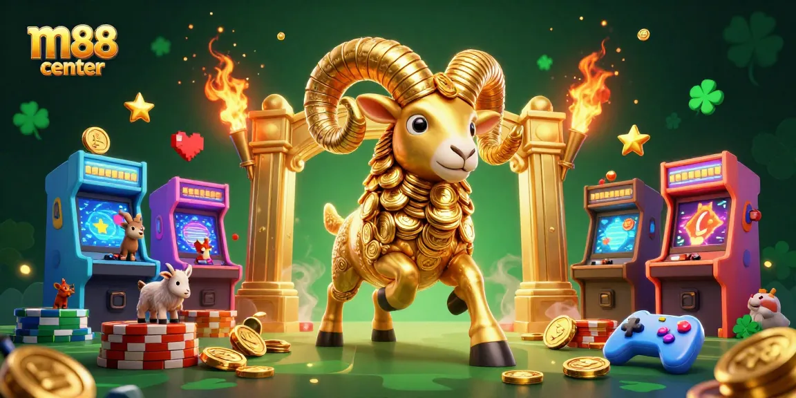 Experience the thrill of gaming at m88 center with vibrant casino elements and dynamic characters.