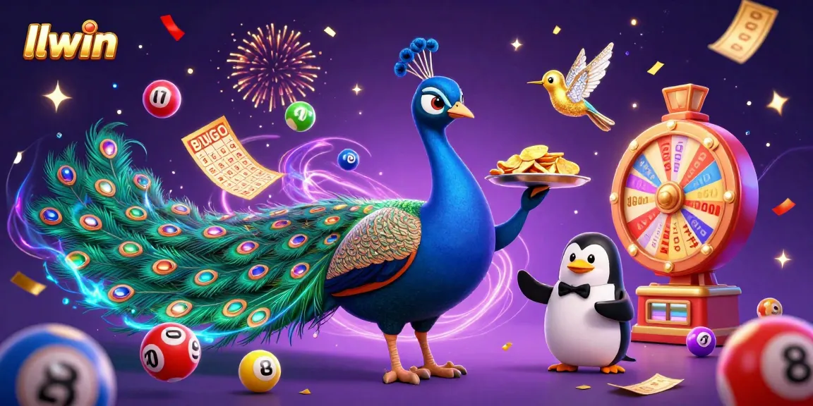 Experience thrilling gaming at llwin with vibrant characters and dynamic casino elements in a festive scene.