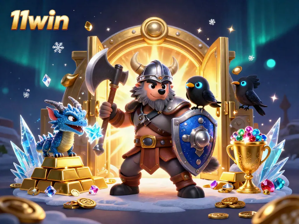 Engage with the Viking warrior at 11win as he battles for riches among treasure and fantasy creatures.