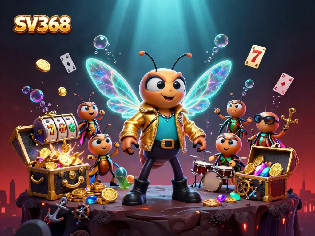 Spin the reels for wins on SV368 as the vibrant rock star leads a thrilling casino adventure.