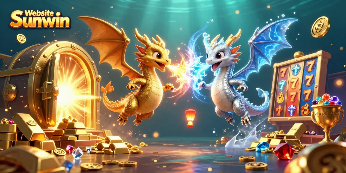Engage with the thrilling world of Website Sunwin, featuring dynamic casino elements and mesmerizing dragons.