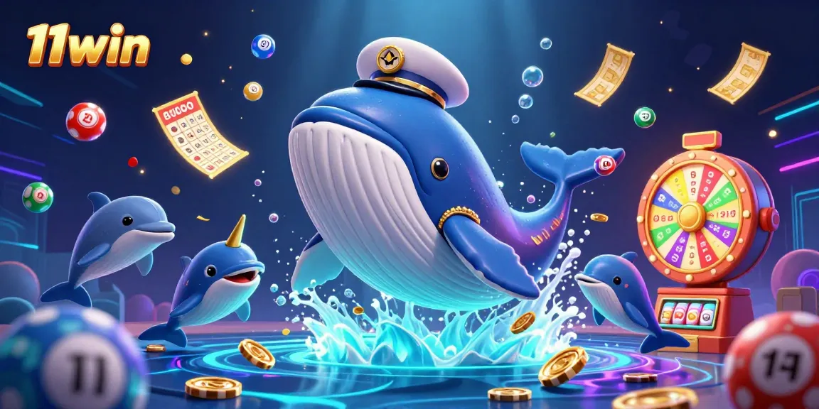 Join the excitement at 11win with a dynamic 3D scene of fun and fortune.